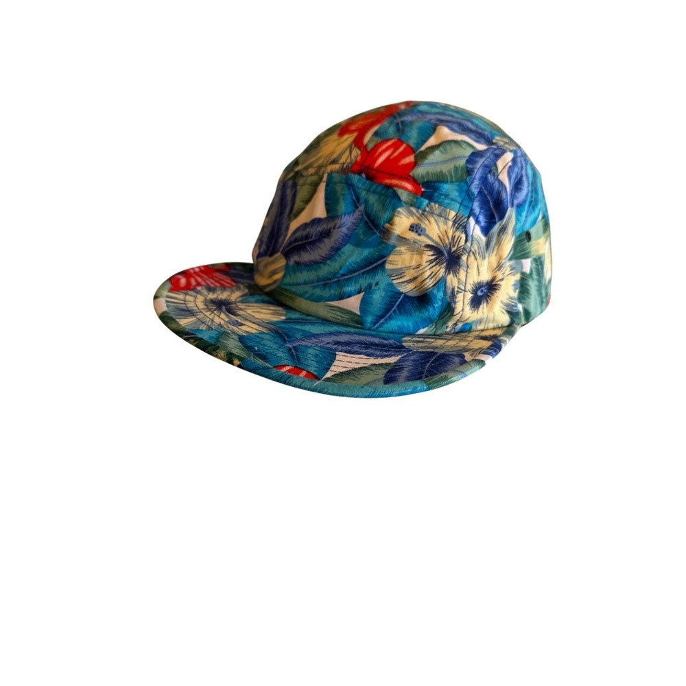 Kbethos Floral Pattern 5 Panel Cap Tropical Skater Y2K‎ 90's Style